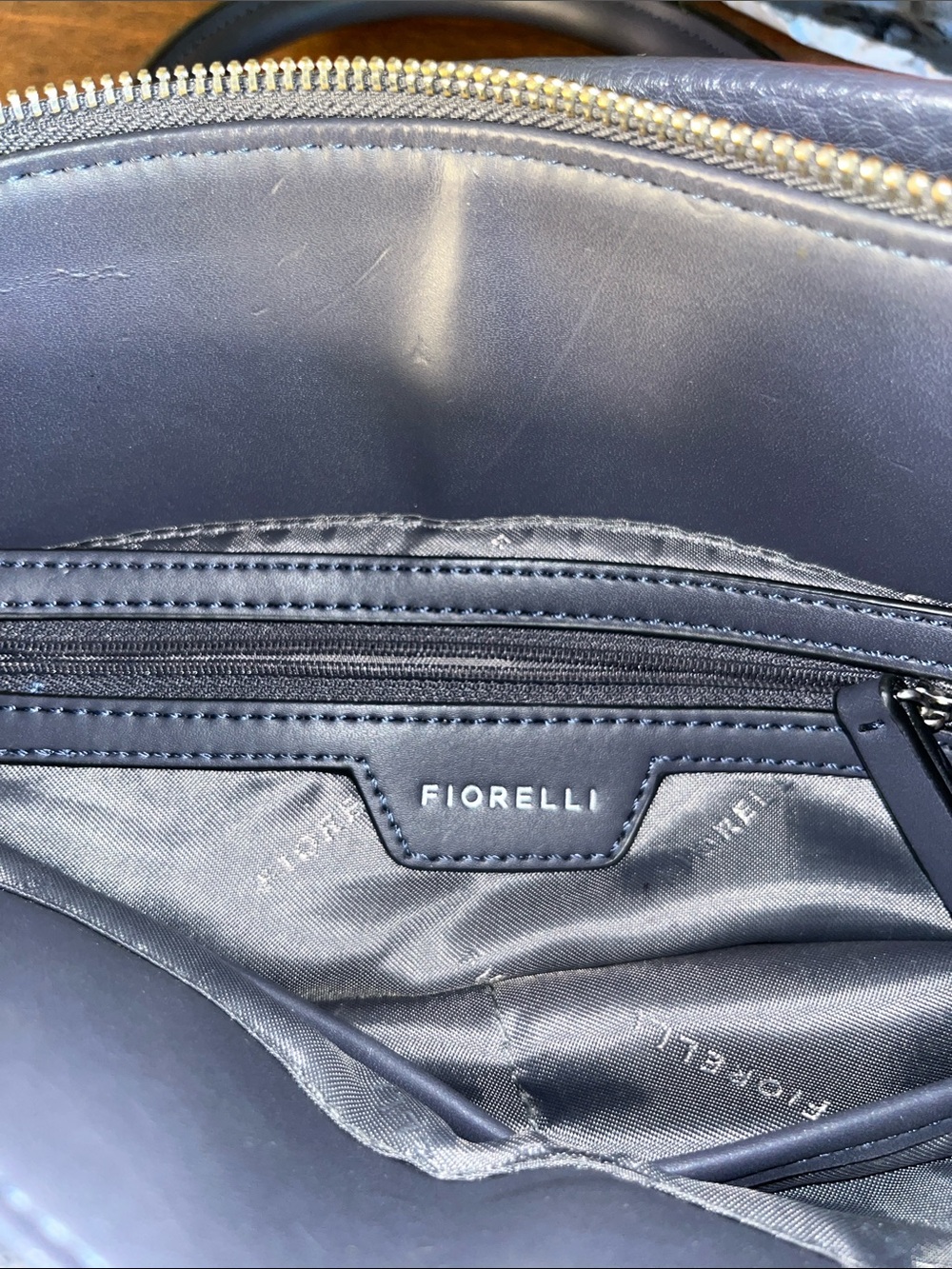 Pebbled Leather Crossbody Satchel in Gray Pebbled - Picture 11 of 14